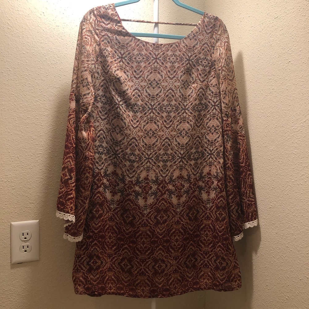 Maroon dress